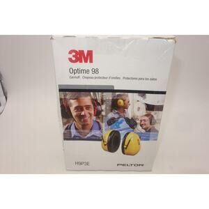 NEW 3M Peltor Optime H9P3E 98 Over-The-Head Earmuffs 23-Decibel Noise Reduction